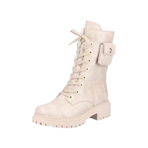Rieker Damen Stiefel 72622-62 beige Gr. 40