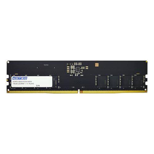 ADTECアドテック DDR5 PC5-44800-5600D-16GB新品 Amazon | アドテック DDR5-5600 UDIMM 16GB 6年保証 デスクトップ