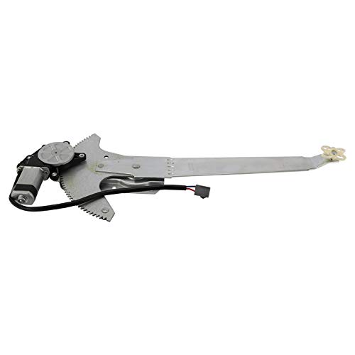 Image of TRQ Front Left Power Window Regulator & Motor Assembly Drivers Side Compatible with 1981-1996 Ford Bronco 1981-1983 F-100 F-150 1981-1997 F-250 1997 F-250 HD F-350