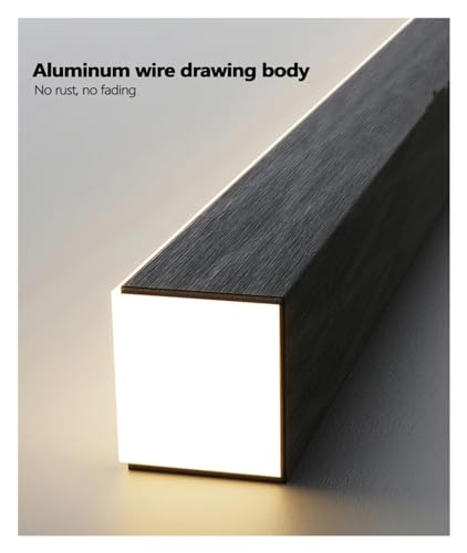 Lustre Simples e Moderno para Sala de Jantar, Sala de Chá Escandinava, Escritório, Bar, Longo, Luz L