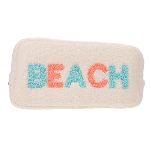 Alipis Estuche para Lápices de Felpa Grande Cremallera Organizador Portátil para Papelería Escolar y Viaje Bolsa Suave de Almacenamiento para Maquillaje y Accesorios