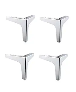 WSK Premium 3 Inch Hardware Sofa Furniture Leg Pack of 4Pcs Glossy Finish Stainless Steel Heavy Model Y Design Sofa Leg #Sofalegs: #Hardware: #Home Improvement: SL1163H3-004