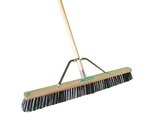 Spezial-Straßenbesen mit Stielstabilisator und Stiel OssiBlitz-Mix Besen Kehrbesen (80/160cm)