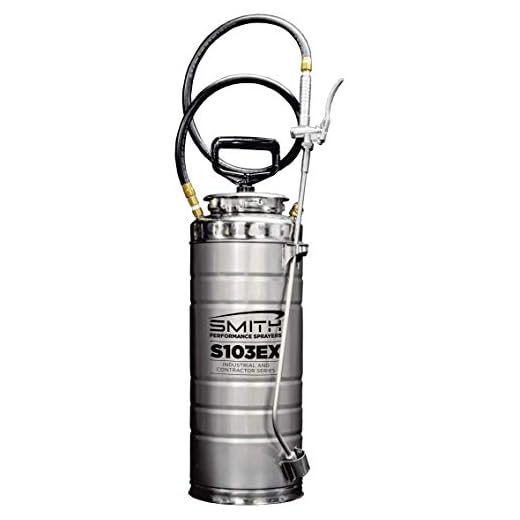 Smith Performance Sprayers 190468 S103EX Stainless Steel Concrete Sprayer