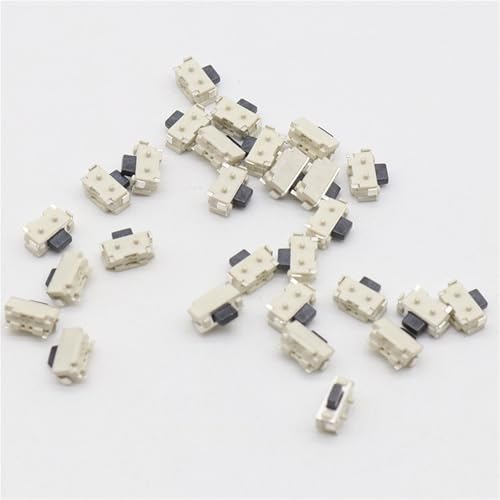 Interrupteur tactile momentané SMT 2x4x3,5 mm en lot de 50 pièces pour circuit imprimé