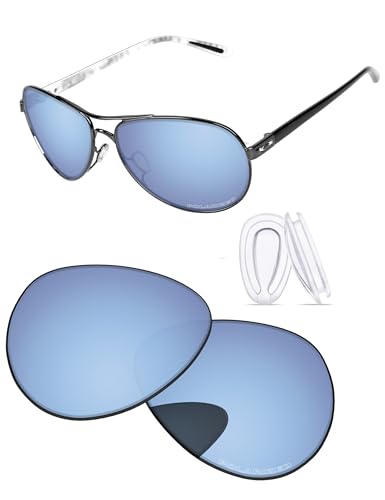Image of Replacement Lenses & Nosepads for Oakley Feedback OO4079 59mm Sunglass - Precision Fit, UV Block & Impact Resistant