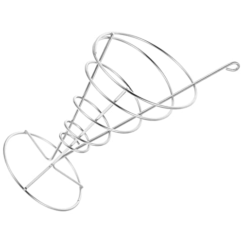 Hemoton Cone-shaped Snack Holder French Fries Basket for Home Parties and Restaurants Food-grade Material Lightweight Design