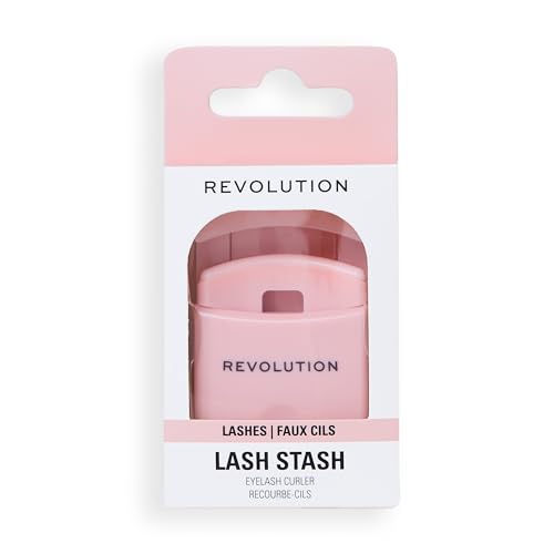 Revolution Lash Stash Compact Curler Long-Lasting Lifting Effect Volume Boosted Eyelashes Compactable Vegan & Cruelty-Free