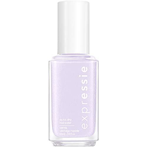 essie Expressie Nail Polish, Quick-Dry Light Lavender Nail Polish, Vegan,