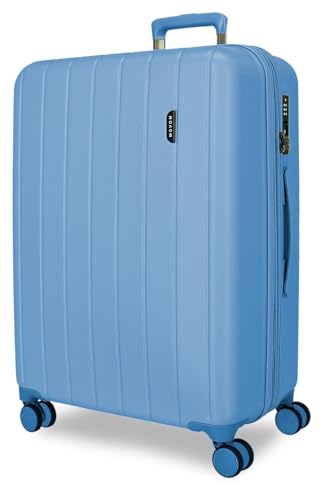 Valise moyenne denim Movom Wood 68 cm idéale pour vos vacances de deux semaines