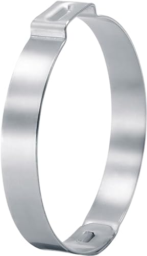 OCS Parts - Oetiker 155 Single Ear Clamps with Mechanical Interlock, 155 Stainless Steel, 24.1 mm Size, Includes OCS Parts 2-Year Warranty (20-Pack)