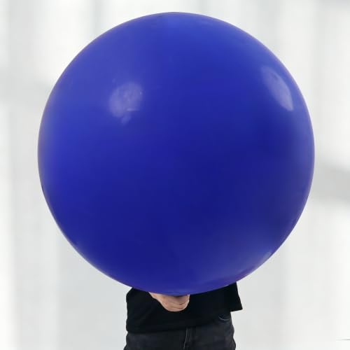 Image of KALOR Dark Blue Giant 36 Inch 9pcs Large Latex Balloons