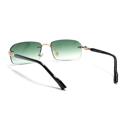 Image of Voyage UV Protected Rimless Sunglasses for Men & Women