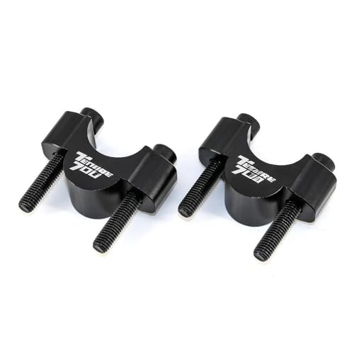Risers de guidon pour Tenere 700 2019- Rehausseurs de guidon moto en aluminium CNC