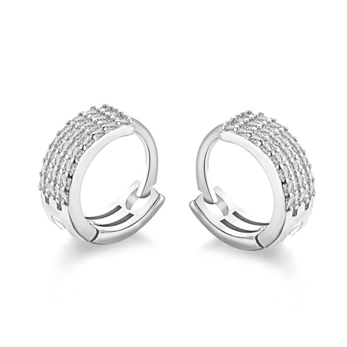Cerceau moissanite or 14K hypoallergénique contre les irritations