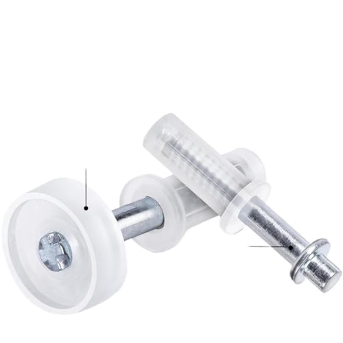 Durable 8pcs Bi-Fold Door Guide Wheel and Top Pivot Hardware Closet Repair Kit miniatura 2