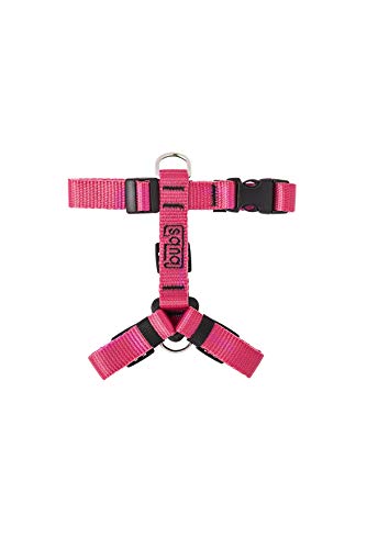 Bub’s® Arnés Perro Pequeño Antitirones - Arnés Forma de H - Dog Harness, Pechera para Perro (Pequeño, Rosa)