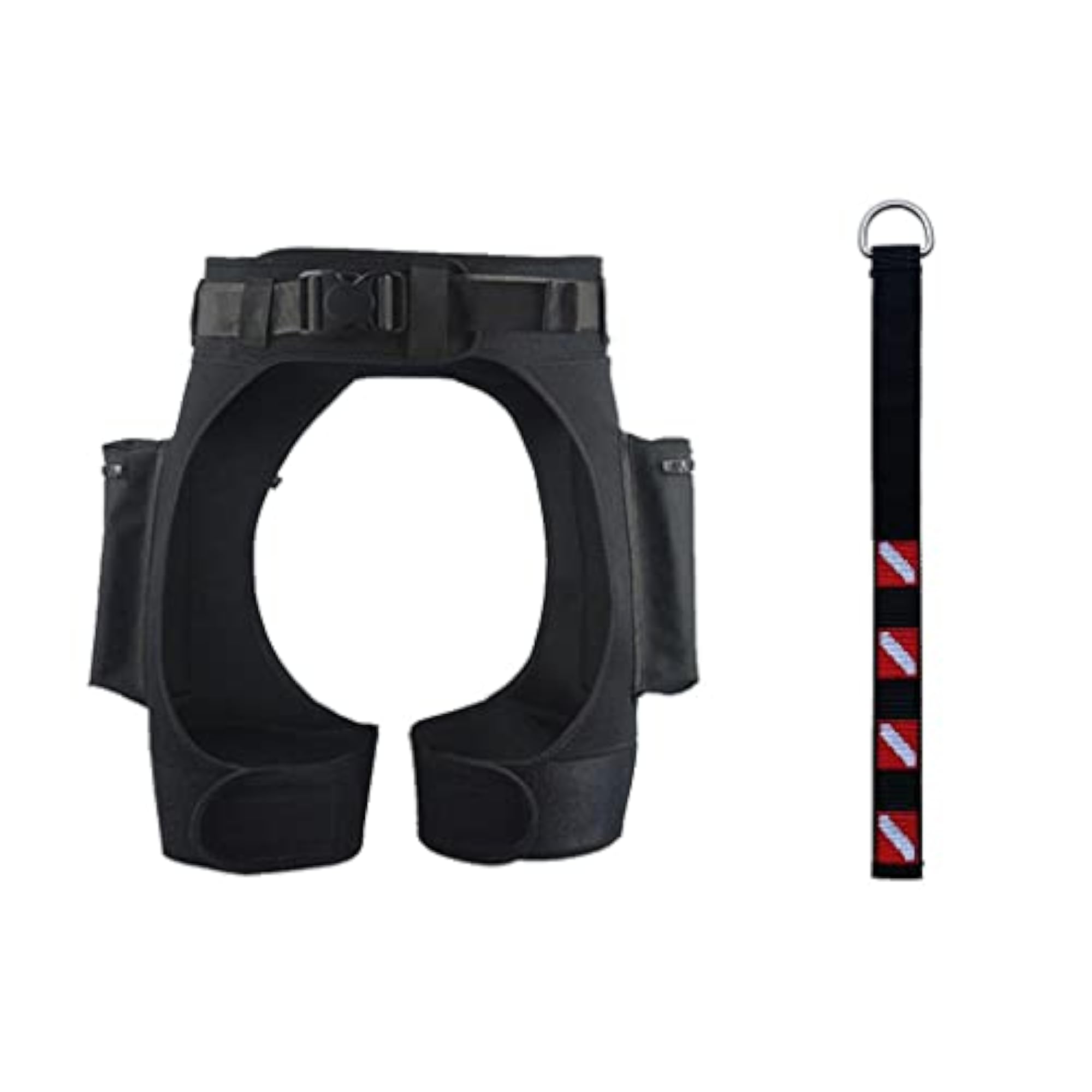 Scuba Diving Weight Shorts with Wrist Strap