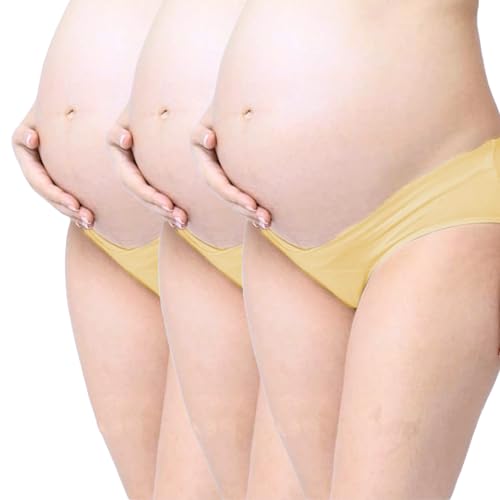 Image of FASHIOSPICE Comfy Maternity Panties| Low Waist V Shape Design Hipster| Super Comfortable Even After C-Section Delivery of Pregnant Women| Pure Cotton