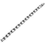 LIFKOME 1pieza Pulsera de Motero de Acero Inoxidable para Hombre Cadena Gruesa y Resistente Decoración de Muñeca Estilo Motociclista Duradero para Chicos y Hombres Color