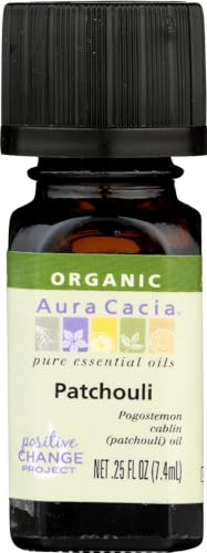 Aura Cacia Aceite Esencial de Patchouli Oscuro 7.4 ml