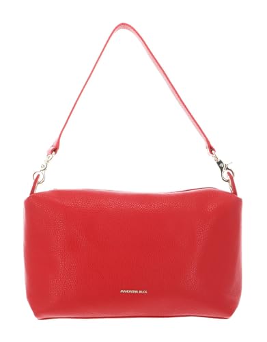 Sac à épaule Mandarina Duck Cuir Mellow Leather Diva rouge chic pour femme