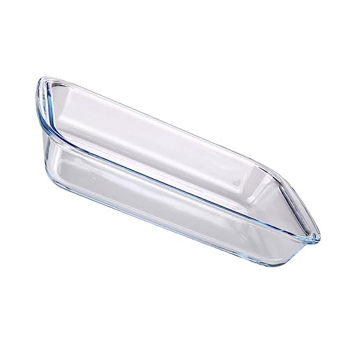 GREENADSCAPE 1 Pc Plato De Vidrio Para Hornear Vajilla Casera Bandeja Para Hornear Cuadrada Bandeja Para Hornear Pasteles Vajilla Para El Hogar Galletas De Queso Mostrada Vidrio Templado