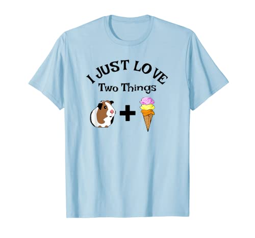 I Love Guinea Pig T-Shirt, t-shirt dos amantes do coelho indiano t-shirt, Azul, S