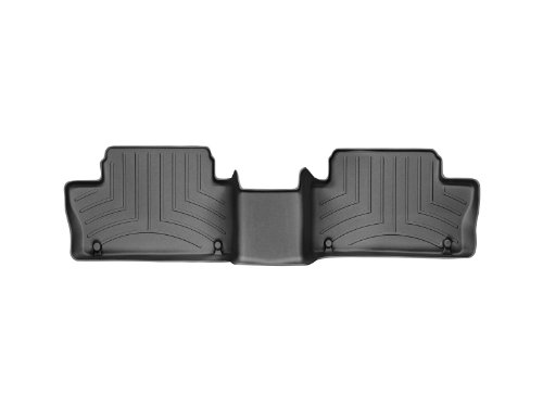 WeatherTech Custom Fit FloorLiners for Volvo XC60-2nd Row (442342), Black