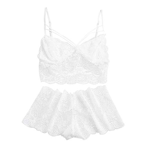 Lingerie érotique femmes pour nuit de noces et Saint-Valentin en dentelle grande taille