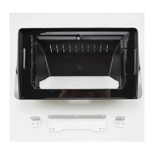 トリムフレームベゼルカバー に適合する エクリプス クロス 2017 2018 2019+ フェイシア ダッシュプレート トリムカバー コンソールベゼル 10.1インチ カーラジオフェイシア 筋膜ステレオ(フレームのみ)