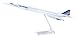 herpa 605816 – Concorde, Air France, Wings, Modell Flugzeug mit Standfuß, Flieger, Modellbau, Miniaturmodelle, Sammlerstück, Kunststoff, Snap Fit - Maßstab 1:250
