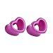 Skcess Kit Ecarteur Elargisseur Oreilles, Ecarteur Tunnel 12mm Violet 2Pcs Acrylique de Coeur Violet Cadeau de Vacances Ecarteur d'oreille