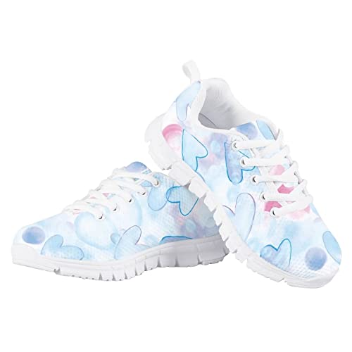 Jeiento Boy's Girl's Sneakers Mesh Sports Shoes Breathable Lightweight Running Shoes for Kids Fashion Athletic Casual Shoes2