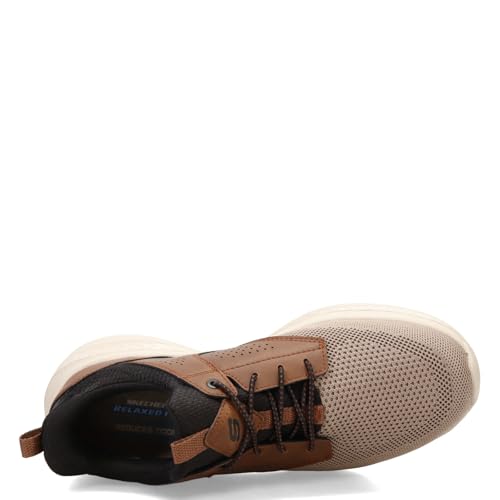 Slade - Breyer Knitted Bungee Sneaker,Brown/Tan,7 Medium