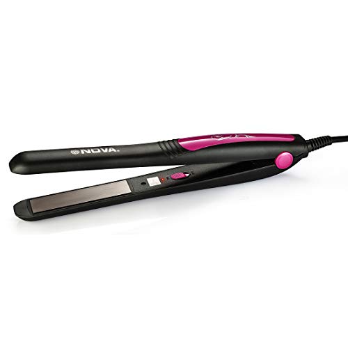 Nova NHS - 840 Selfie Hair Straightener for Women (Pink) view 1
