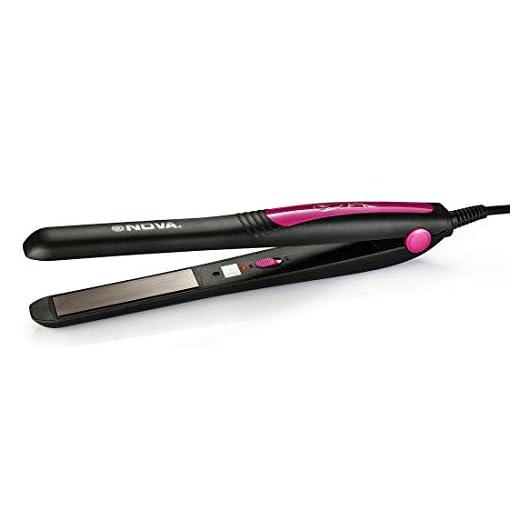 Nova NHS - 840 Professional Series Straightener for Women (Pink)