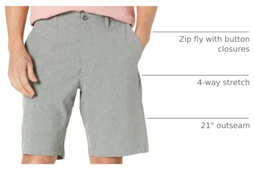 Image of Volcom Men's Kerosene 21 inch Hybrid Chino Shorts Quick-Dry Stretch Fabric