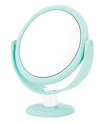 Danielle 10X Soft Touch Round Vanity Mirror, Seafoam #TOP13