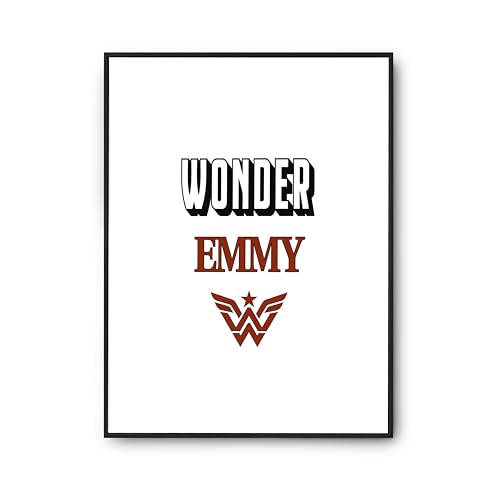 Poster citation Wonder Emmy imprimé en France par Otshirt pour décoration murale