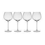Mikasa Optic Set of 4 Red Wine Glasses, 19 Ounce