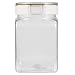 DOITOOL Plastic Grain Canister Kitchen Food Sealed Storage Container Empty Storage Jar for Loose Tea Coffee Bean Dried Fruit (1. 1L) Practical Kitchen Canisters