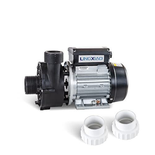 LINGXIAO Hot Tub Circulation Pump, LX SPA Pump Motor, 0.35HP, 230V,1.5" Port (WTC50M-Long Snout)
