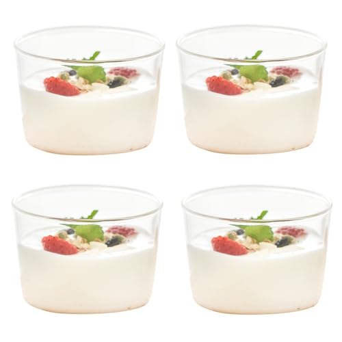 4�Z�b�g �v�����J�b�v 200ml/250ml ���� ������ ���[�O���g�r �W�t��/�W�Ȃ� �ϔM�K���X �[���[�J�b�v �①�ɑΉ� �T���_�r ������ �����^�� �H�i�ۑ��e�� �P�ȃN���[�j���O�ƕ֗��ȃX�g���[�W �ςݏd�˂Ď��[ ���胀�[�X���[�O���g�_�u���X