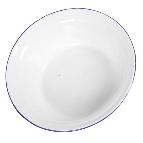 OKUMEYR Enamel Deep Pan Vintage Roasting Tray for Baking and Cooking Non-stick Design for Pies and Roasts Elegant Retro Style Capacity