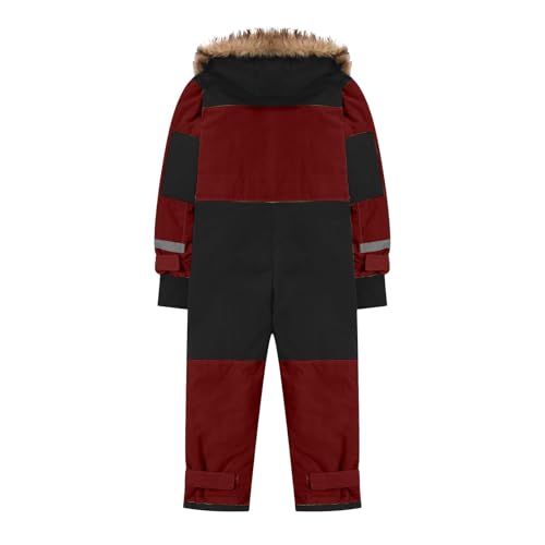 Mono de esquí para niños softshell cálido y traje de invierno 3