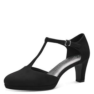 MARCO TOZZI Damen Pumps mit Riemen Vegan Elegant