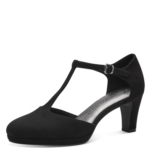 MARCO TOZZI Damen Pumps mit Riemen Vegan Elegant