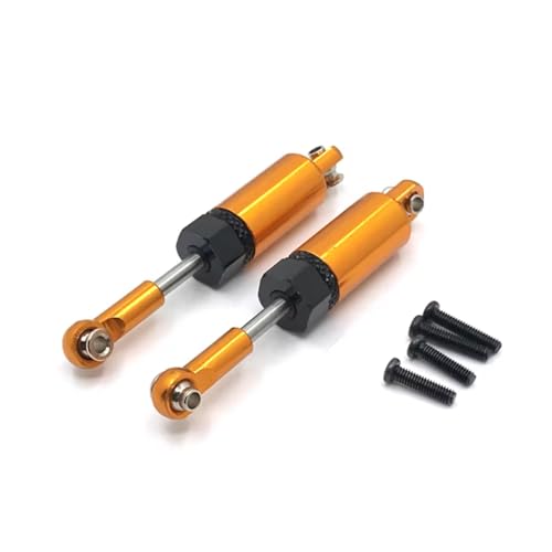 Amortisseur RC métallique jaune à fluide hydraulique pour châssis FeiYu JJRC
