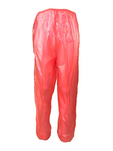 Haianische Jogginghose aus Kunststoff transparent rot L